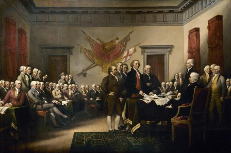 «Подписание Декларации независимости», Джон Трамбулл